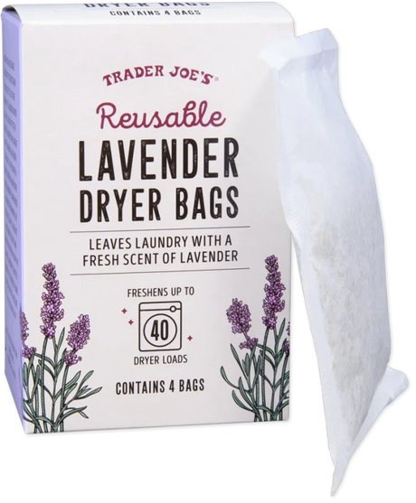 Lavender Reusable Dryer Bags – Natural 4-Pack Scented (1 Each)