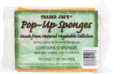 Natural Pop-Up Sponge 1 Each Eco-Friendly Kitchen Helper