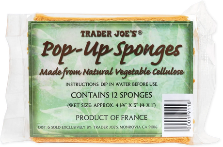 Natural Pop-Up Sponge 1 Each Eco-Friendly Kitchen Helper