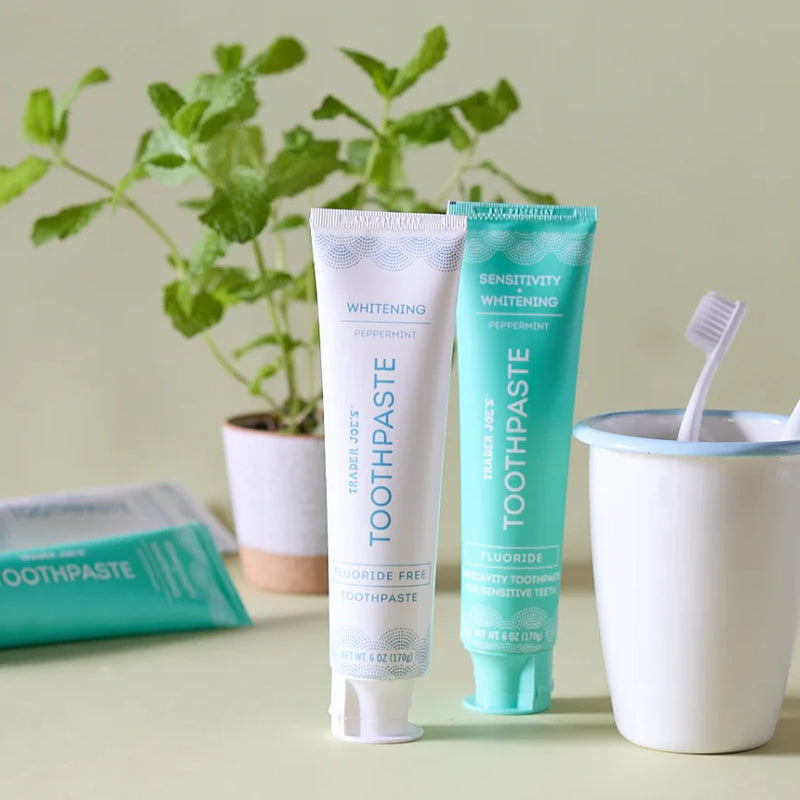 Sensitivity Whitening Peppermint Fluoride Toothpaste Cavity Protection & Brightening