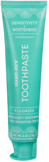 Sensitivity Whitening Peppermint Fluoride Toothpaste Cavity Protection & Brightening