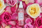 Rose Water Facial Toner Hydrating Refreshing Mist with Witch Hazel
