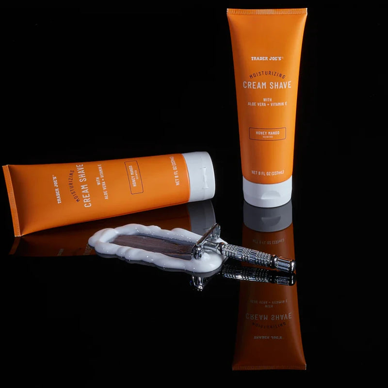 Moisturizing Cream Shave Gentle Honey Mango Scent for Sensitive Skin