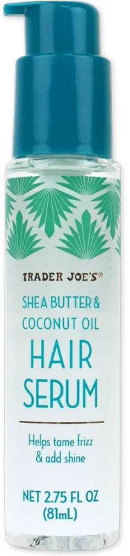 Shea Butter & Coconut Oil Hair Serum Lightweight Frizz Control Shine Enhancing Treatment