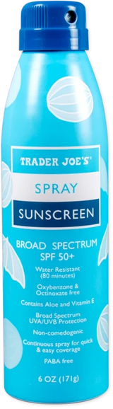Nourish Spray Sunscreen SPF 50+ Broad Spectrum UVA UVB Protection 6oz