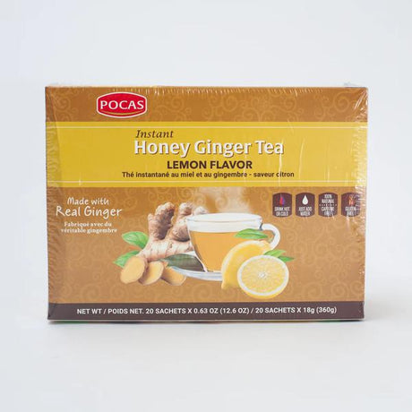 Pocas Instant Honey Ginger Tea Lemon Flavor