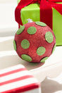 5" Polka Dot Ball Ornament
