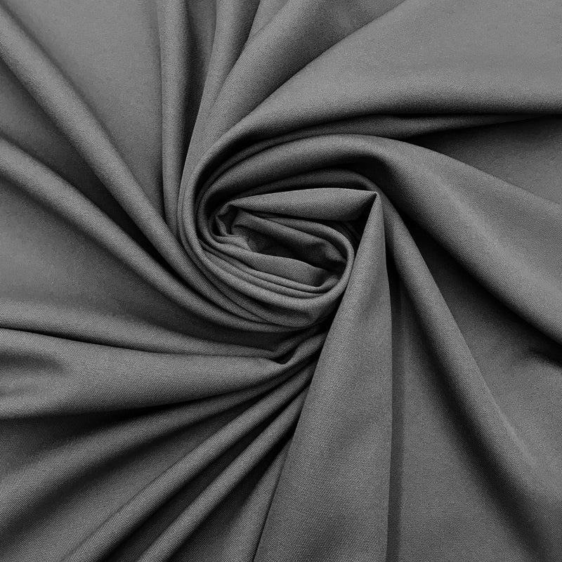 Poly Poplin Polyester Fabric - Black, 59/60" Width (1 Yard)