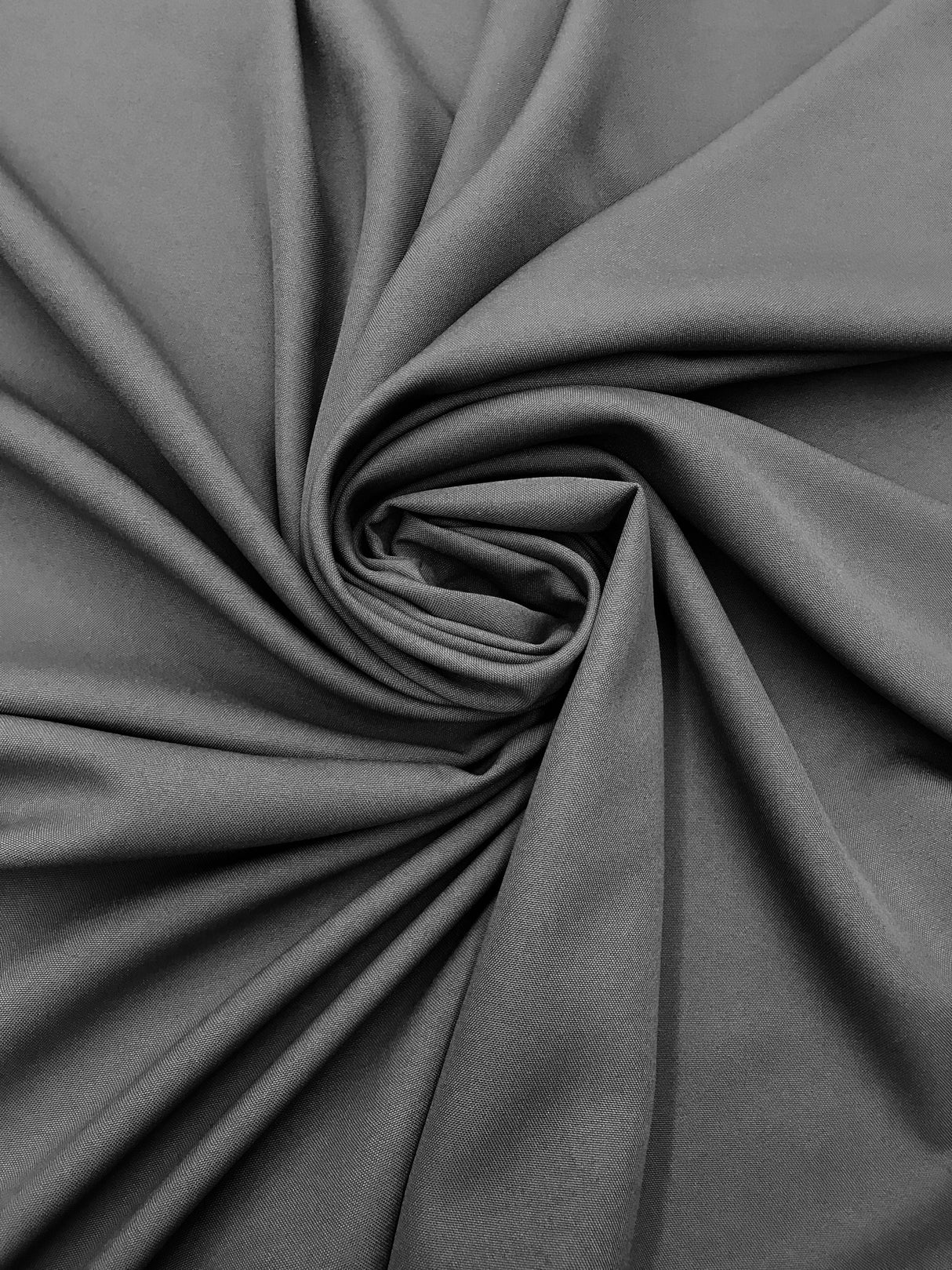 Poly Poplin Polyester Fabric - Black, 59/60" Width (1 Yard)