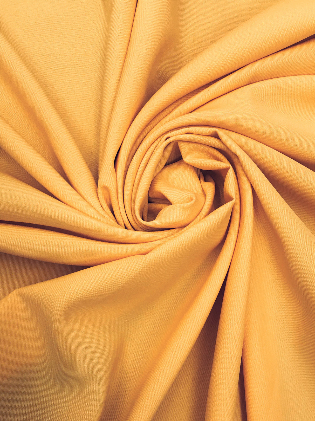 Poly Poplin Polyester Fabric - Gold, 59/60" Width (1 Yard)