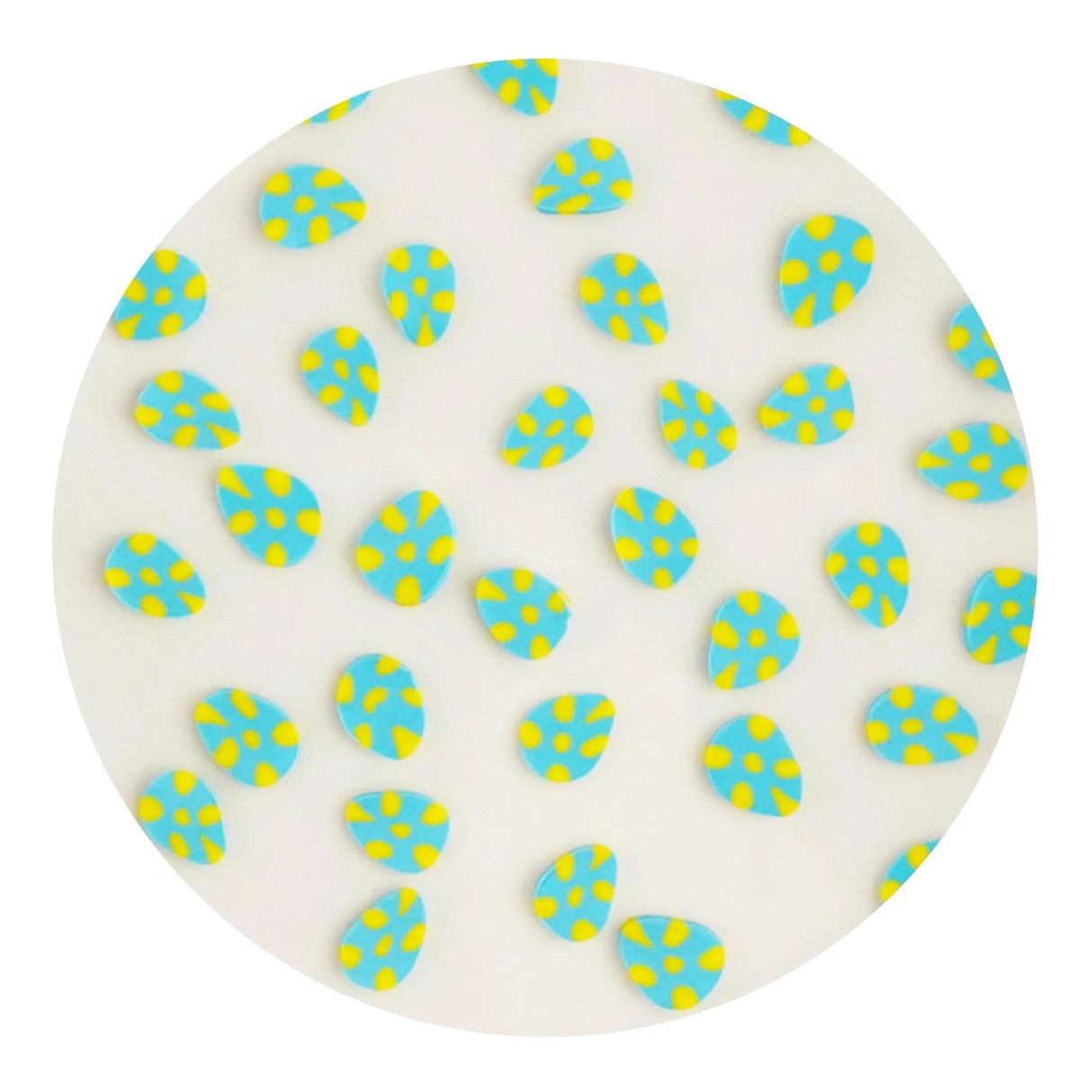 Poly Clay Slices - Dotted Eggs (2 oz Bag)