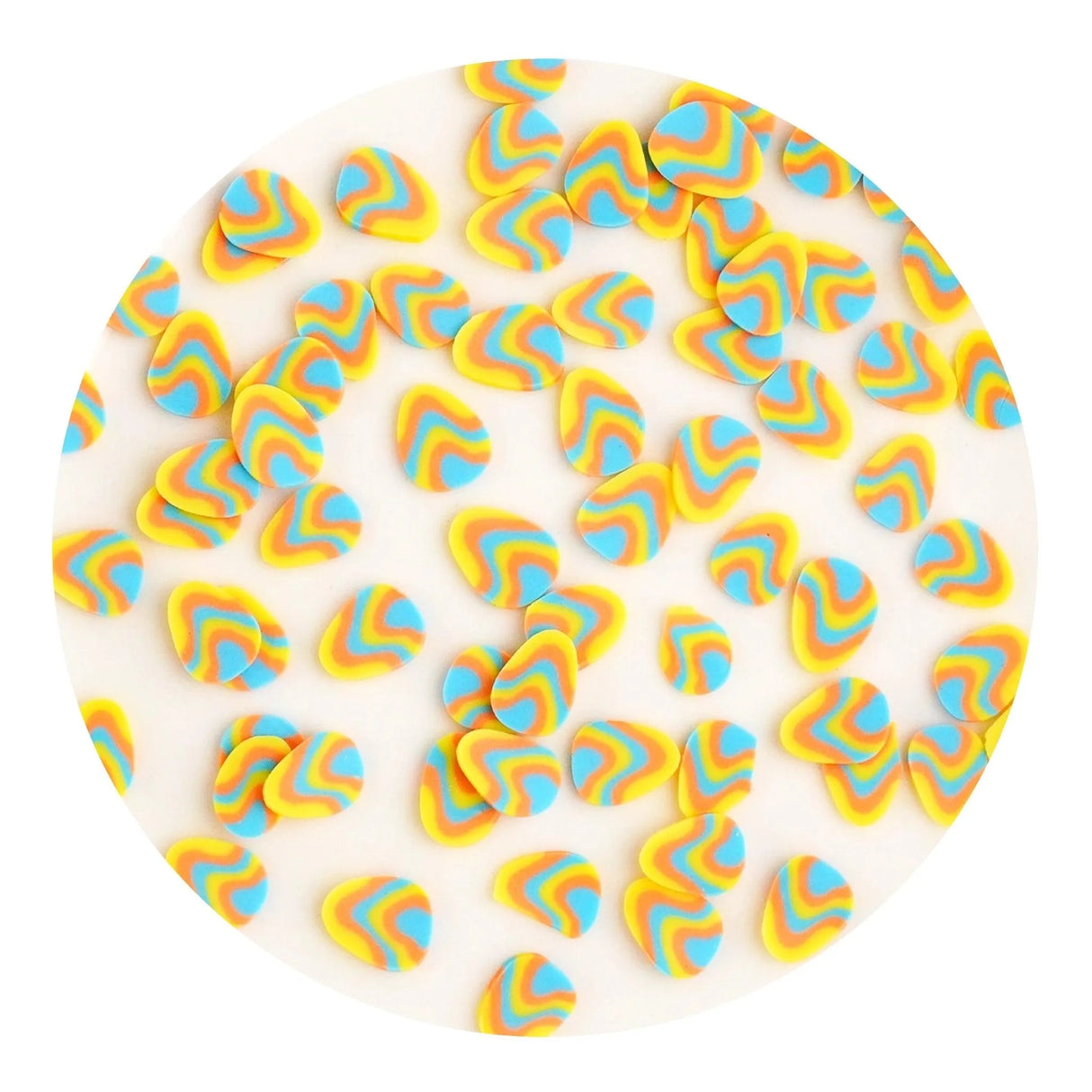 Poly Clay Slices - Groovy Eggs (2 oz Bag)