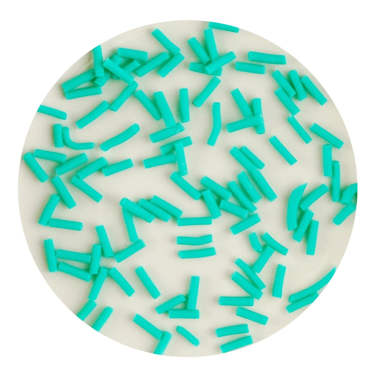 Poly Clay Sprinkles - Teal (2 oz Bag)