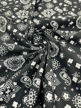 Poly Cotton Bandanna Print Fabric - Bandanna Print, 58/59" Width (1 Yard)