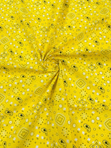 Poly Cotton Bandanna Print Fabric - Bandanna Print, 58/59" Width (1 Yard)