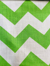 Poly Cotton Chevron Print Fabric - Black On White Chevron Zig Zag, 58-60" Width, 1" Repeat (1 Yard)