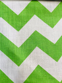 Poly Cotton Chevron Print Fabric - Black On White Chevron Zig Zag, 58-60" Width, 1" Repeat (1 Yard)
