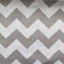 Poly Cotton Chevron Print Fabric - Black On White Chevron Zig Zag, 58-60" Width, 1" Repeat (1 Yard)