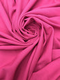 Poly Poplin Polyester Fabric - Fuchsia, 59/60" Width (1 Yard)