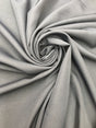 Poly Poplin Polyester Fabric - Gray, 59/60" Width (1 Yard)