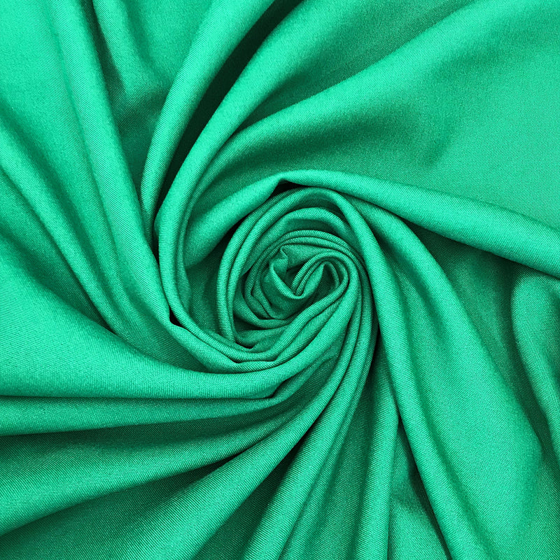 Poly Poplin Polyester Fabric - Kelly Green, Solid, 59/60" Width (1 Yard)