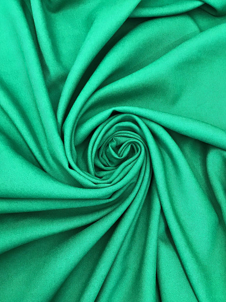Poly Poplin Polyester Fabric - Kelly Green, Solid, 59/60" Width (1 Yard)