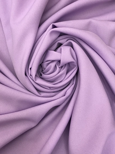 Poly Poplin Polyester Fabric - Lilac, 59/60" Width (1 Yard)