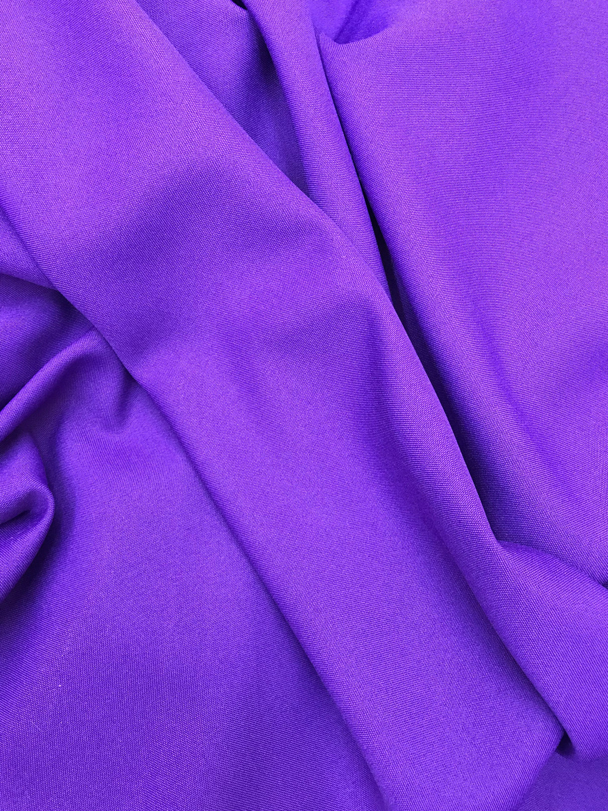 Poly Poplin Polyester Fabric - Purple, 59/60" Width (1 Yard)