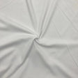 2x2 Rib Poly-Spandex Fabric PFP White Activewear