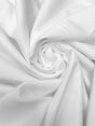 Poly Poplin Polyester Fabric - White, 59/60" Width (1 Yard)