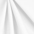 Poly Cotton Solid White Fabric - White, 57/58" Width