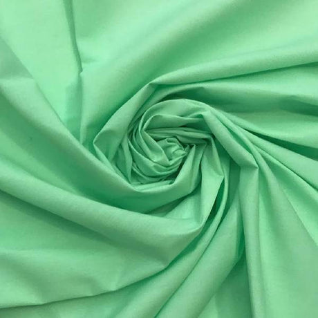 Poly Cotton Broadcloth Fabric - Solid Colors, 60" Width
