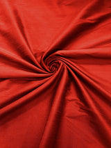 Polyester Dupioni Faux Polyester Fabric - Solid, 55" Width (1 Yard)