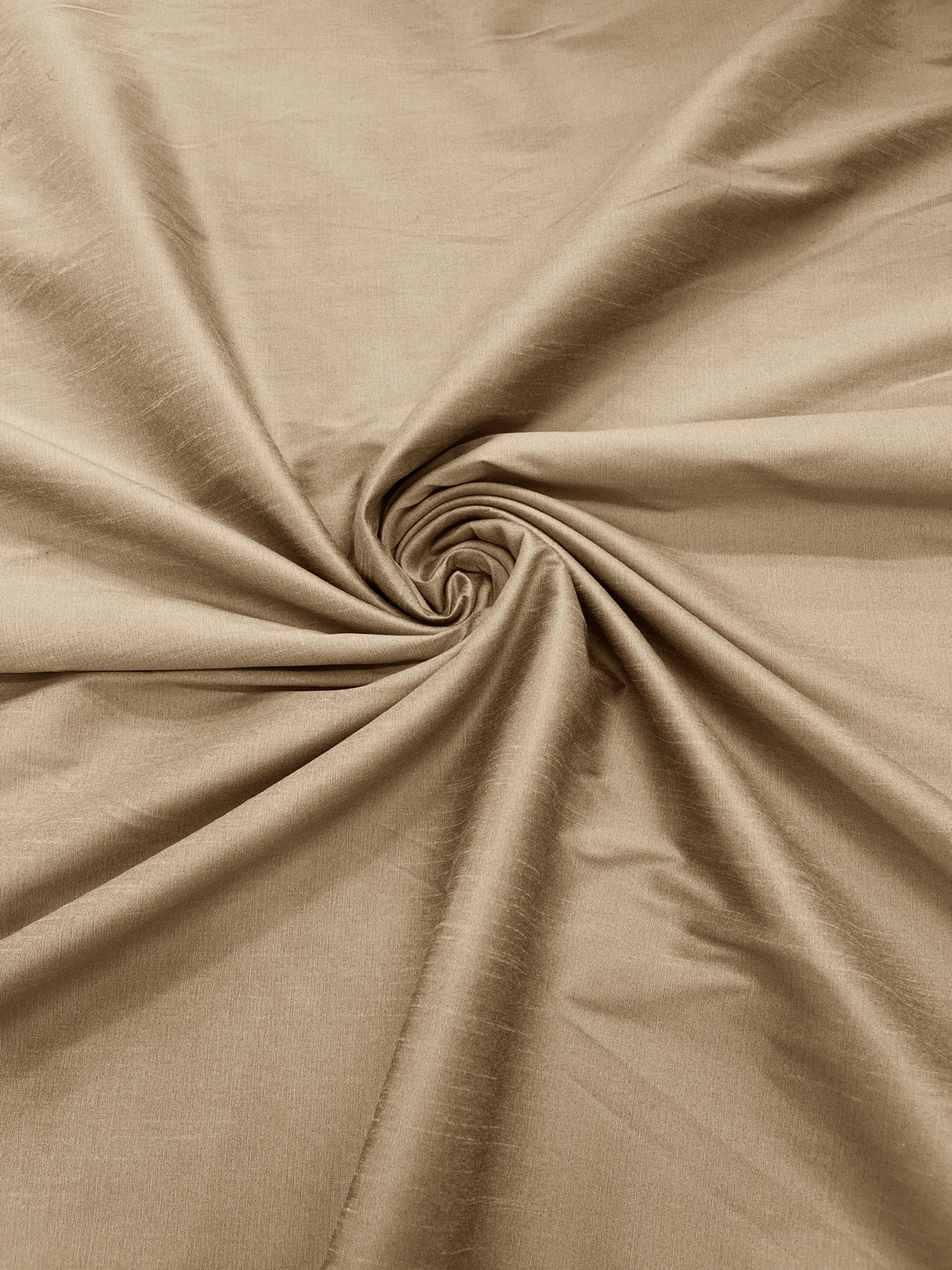 Polyester Dupioni Faux Polyester Fabric - Solid, 55" Width (1 Yard)