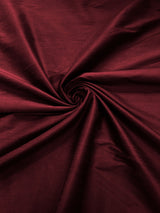 Polyester Dupioni Faux Polyester Fabric - Solid, 55" Width (1 Yard)