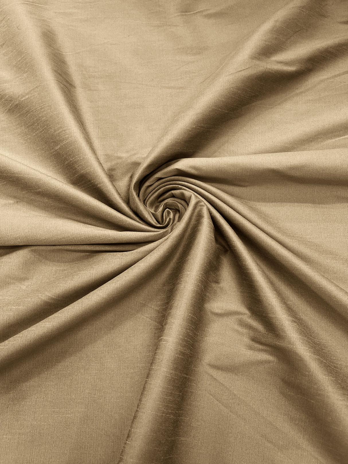 Polyester Dupioni Faux Polyester Fabric - Solid, 55" Width (1 Yard)