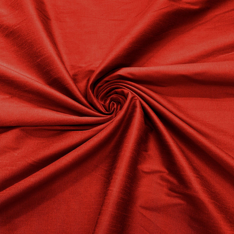 Polyester Dupioni Faux Polyester Fabric - Solid, 55" Width (1 Yard)
