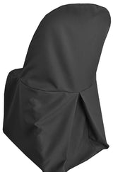 Premium Polyester Folding Chair Cover Black