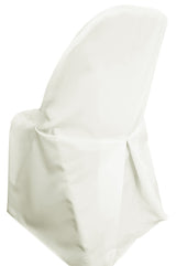 Premium Polyester Folding Chair Cover Ivory