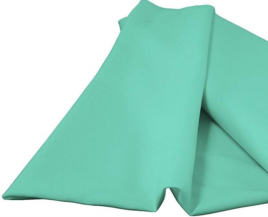 Polyester Poplin Fabric - Solid Color, 60" Width (1 Yard)
