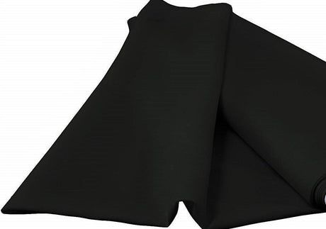 Polyester Poplin Fabric - Solid Color, 60" Width (1 Yard)