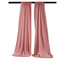 Polyester Poplin Fabric - Backdrop Drape Curtain Panel, Curtain Room Divider, 5 Feet Wide X 9 Feet High, 2 Panels (1 Set)