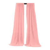 Polyester Poplin Fabric - Backdrop Drape Curtain Panel, Curtain Room Divider, 5 Feet Wide X 9 Feet High, 2 Panels (1 Set)