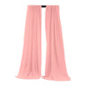 Polyester Poplin Fabric - Backdrop Drape Curtain Panel, Curtain Room Divider, 5 Feet Wide X 9 Feet High, 2 Panels (1 Set)