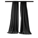 Polyester Poplin Fabric - Backdrop Drape Curtain Panel, Curtain Room Divider, 5 Feet Wide X 9 Feet High, 2 Panels (1 Set)