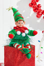11" Bendable Elf with Pom Pom Ornament
