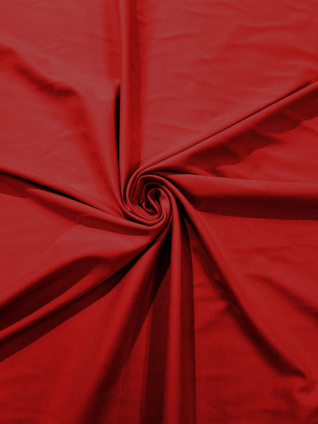 Ponte De Roma Polyester Rayon Spandex Fabric - Solid Color, 320 GSM Knit, Sold By The Yard (1 Yard)