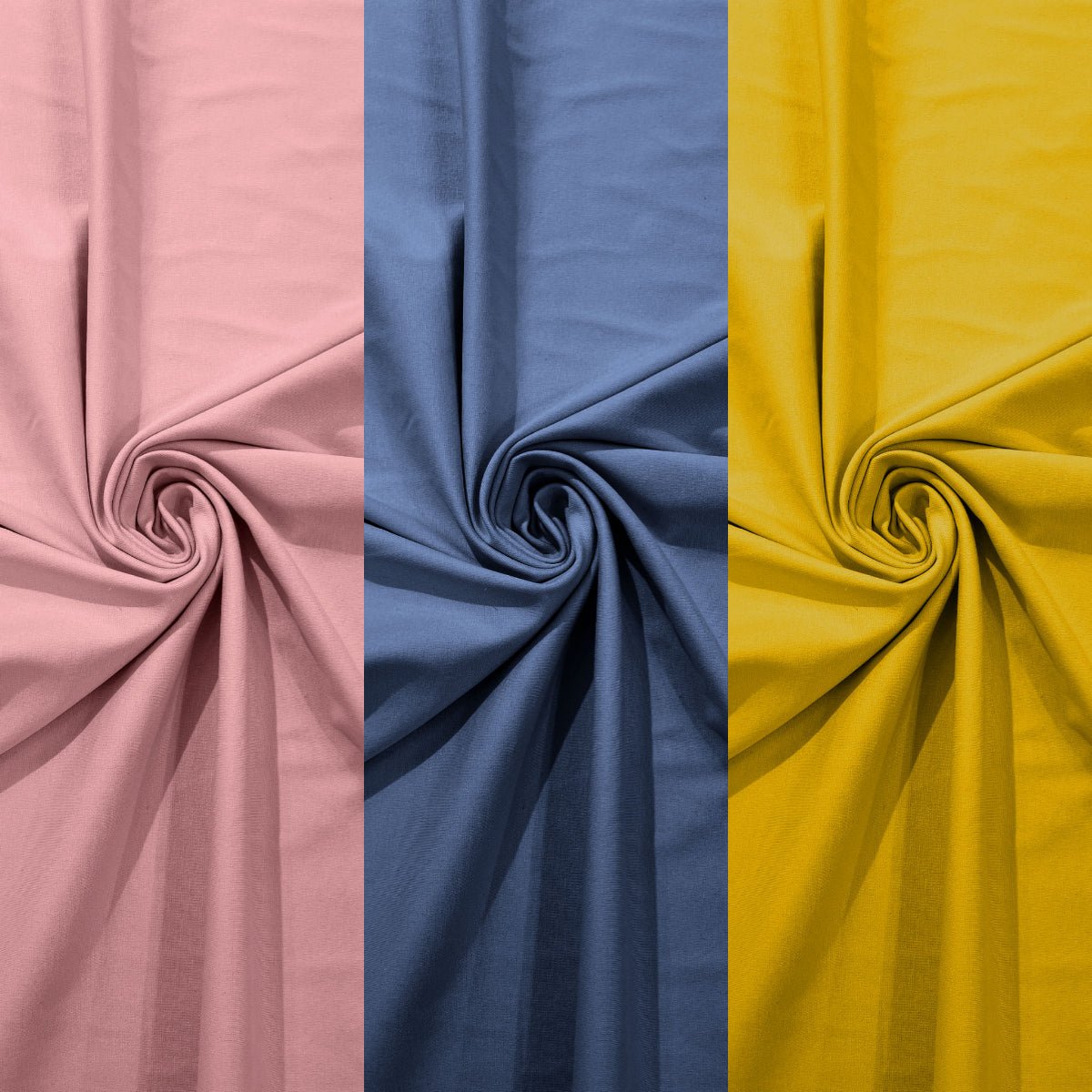 Ponte De Roma Polyester Rayon Spandex Fabric - Solid Color, 320 GSM Knit, Sold By The Yard (1 Yard)