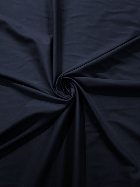 Ponte De Roma Polyester Rayon Spandex Fabric - Solid Color, 320 GSM Knit, Sold By The Yard (1 Yard)