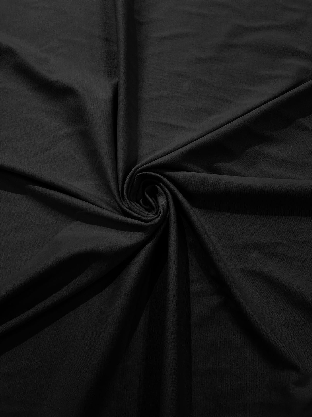 Ponte De Roma Polyester Rayon Spandex Fabric - Solid Color, 320 GSM Knit, Sold By The Yard (1 Yard)
